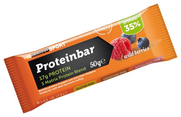 Bar Prot in e NamedSport Protein Bar 50g Wild Berries