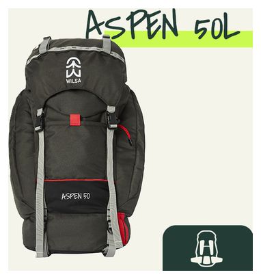 Sac à Dos Balade Aspen 50 litres Tarmac