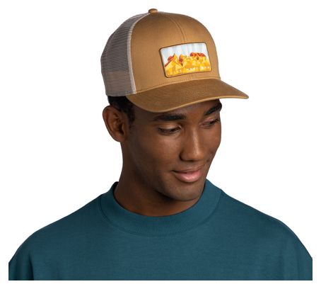 Cappellino Buff Explore Trucker beige