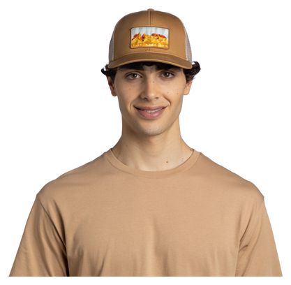 Cappellino Buff Explore Trucker beige