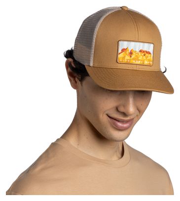 Cappellino Buff Explore Trucker beige