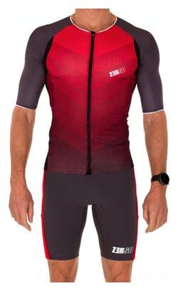 Z3R0D Racer Time Trial Top Red / Grey