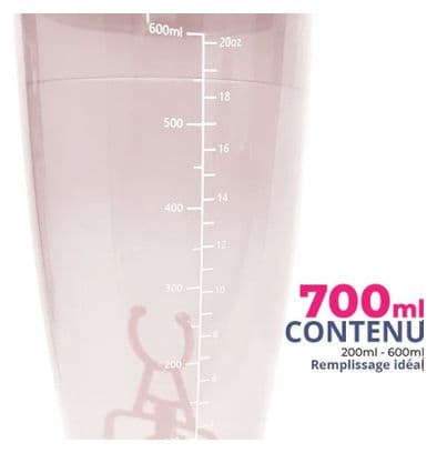 Shaker électrique de BODYIT® 700ml Rose!