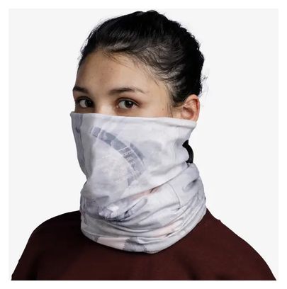 Tour de Cou Buff Polar Reversible Ecru Blanc