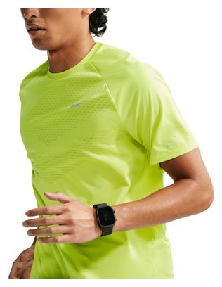 T-Shirt Running Nike Stride Jaune Homme