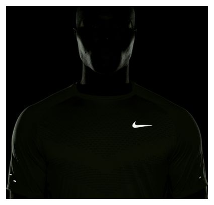 T-Shirt Running Nike Stride Jaune Homme