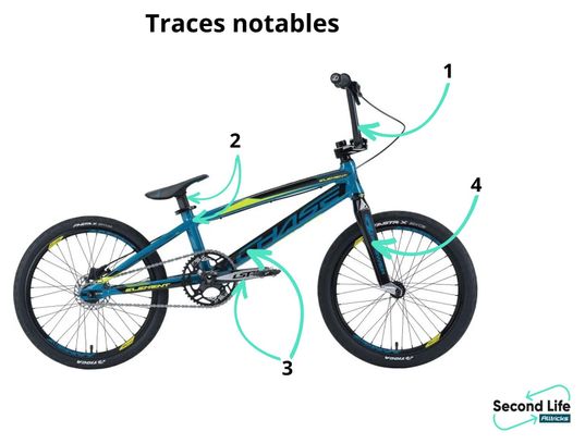 Prodotto ricondizionato - BMX Race Chase Element Pro XL Petrol Blue 2023