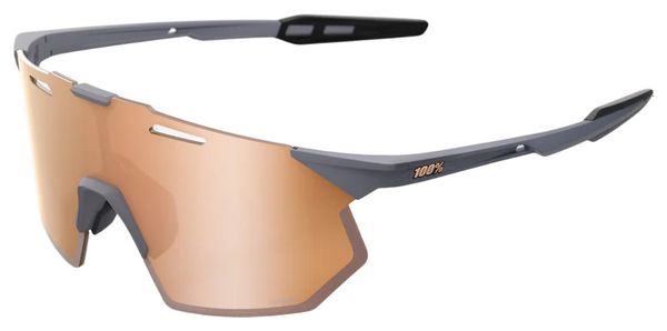 100% Hypercraft SQ Soft Tact Grey Brille / HiPER Copper Mirror Gläser