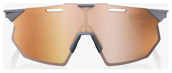 100% Hypercraft SQ Soft Tact Grey Brille / HiPER Copper Mirror Gläser