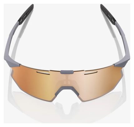 100% Hypercraft SQ Soft Tact Grey Brille / HiPER Copper Mirror Gläser