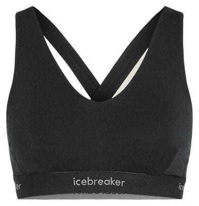 Brassière Icebreaker Merino 125 Cool-Lite Sprite Noir