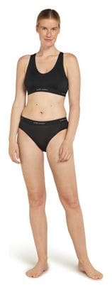 Brassière Icebreaker Merino 125 Cool-Lite Sprite Noir