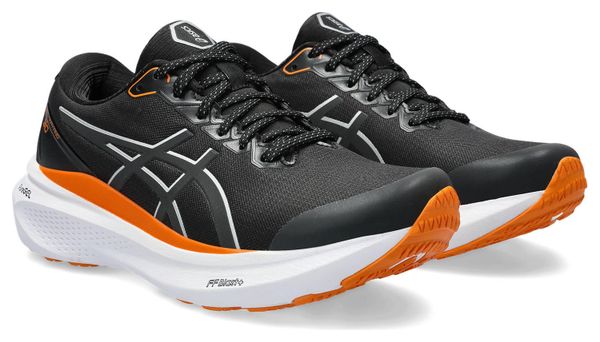 Asics Gel-Kayano 30 Lite-Show Running-Schuhe Schwarz/Weiß/Orange Damen