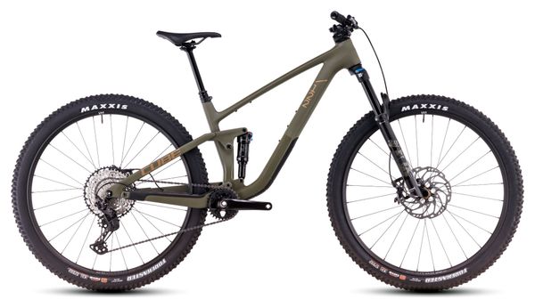 Cube Stereo One22 C:62 TM Volledig geveerde MTB Shimano Deore XT 12S 29'' Dusty Olive Green 2025