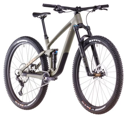 Cube Stereo One22 C:62 TM Volledig geveerde MTB Shimano Deore XT 12S 29'' Dusty Olive Green 2025