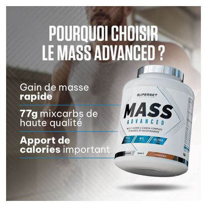 Mass Advanced (2 5kg) - Superset Nutrition - Chocolat - Gainers
