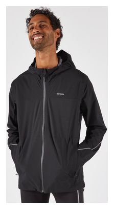 Kiprun Run 500 Waterdicht Herenjack Zwart