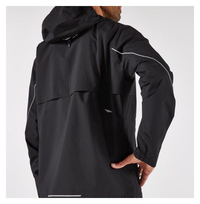 Kiprun Run 500 Waterdicht Herenjack Zwart