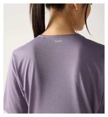 Maglietta Haglöfs L.I.M Ridge viola da donna