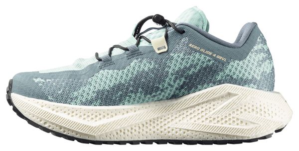 Scarpe da corsa Salomon Aero Glide 4 GRVL Blu/Verde Donna