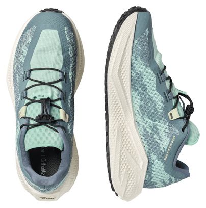Scarpe da corsa Salomon Aero Glide 4 GRVL Blu/Verde Donna