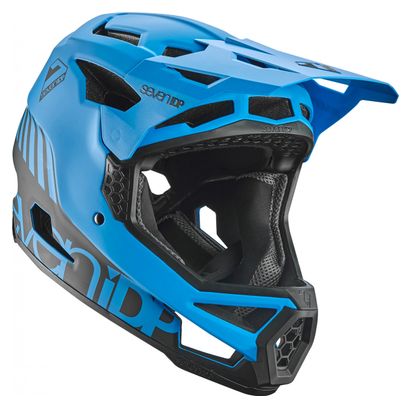 Integralhelm Seven Project 23 Fiberglas Blau / Schwarz