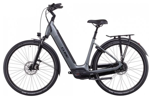 Cube Supreme Hybrid Pro 500 Easy Entry Electric City Bike Shimano Nexus 8S 500 Wh 700 mm Flash Grey 2022