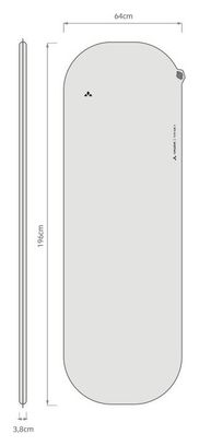Vaude Tour 3.8 L II Mattress - Red
