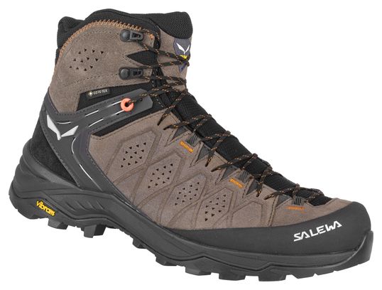 Salewa Alp Trainer 2 Mid Gore-Tex Wanderschuhe Braun/Orange