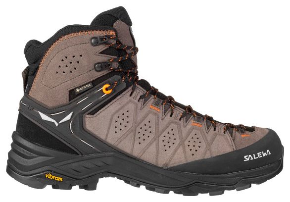 Salewa Alp Trainer 2 Mid Gore-Tex Wanderschuhe Braun/Orange