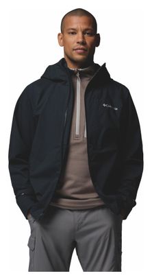 Veste Imperméable Columbia Trailborne 2.5L Noir Homme