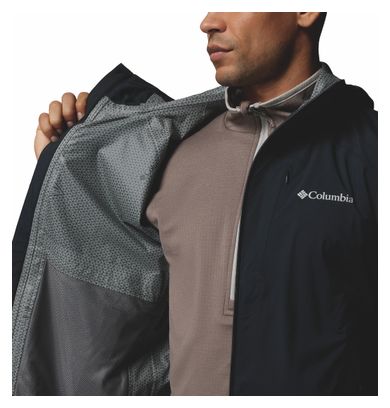 Veste Imperméable Columbia Trailborne 2.5L Noir Homme