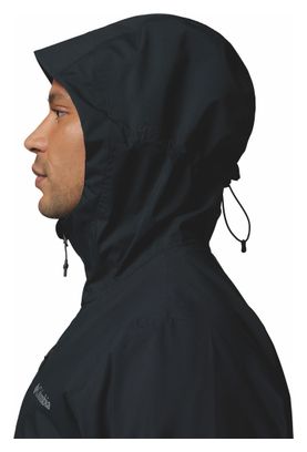 Veste Imperméable Columbia Trailborne 2.5L Noir Homme