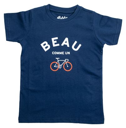 Rubb'r Beau Short Sleeve T-Shirt Kind Blauw