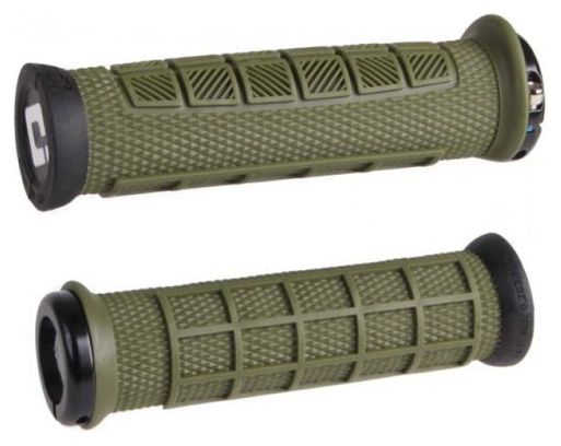 ODI Elite Pro Lock On 130mm Khaki / Black Grips