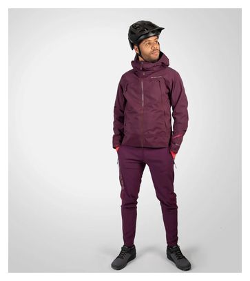 Wasserdichte Jacke Endura MT500 II Violett