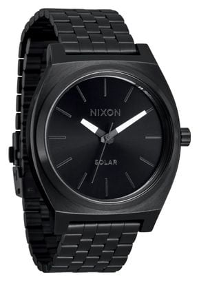 Reloj Nixon Time Teller Solar Unisex Negro/Blanco