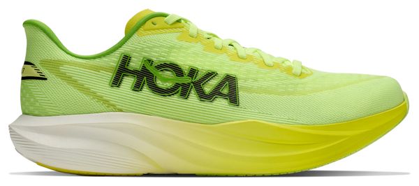 Hoka Mach 7 hardloopschoenen geel/groen voor heren