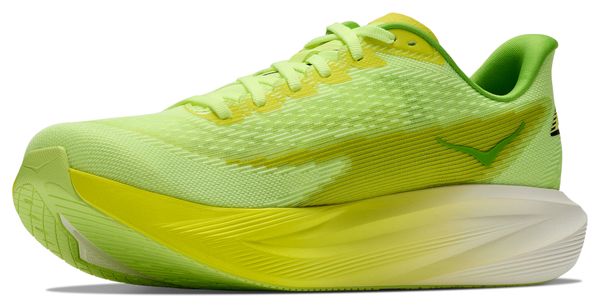 Hoka Mach 7 hardloopschoenen geel/groen voor heren