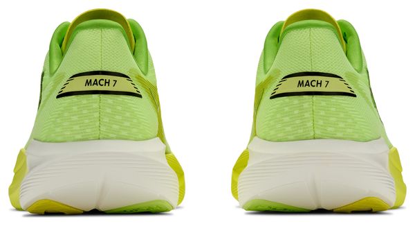 Hoka Mach 7 hardloopschoenen geel/groen voor heren