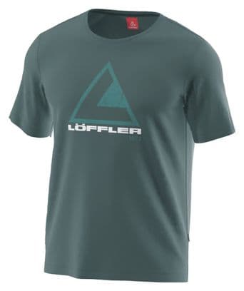 Loeffler T-shirt pour hommes Printshirt L50 Transtex ® single CF-vert nuit