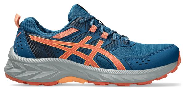 Asics Gel-Venture 9 Trailrunning-Schuhe Blau/Koralle Damen