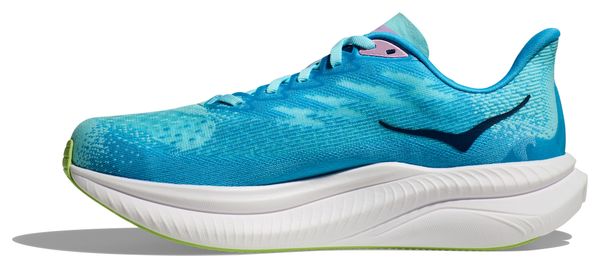 Hoka Mach 6 Laufschuhe Blau Damen