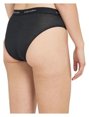 Culotte Femme Icebreaker Merino 125 Cool-Lite Sprite Hipster Noir