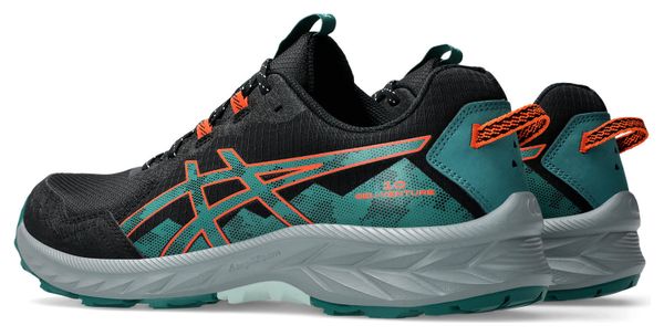 Asics Gel-Venture 10 Trail Shoes Black/Blue Uomo