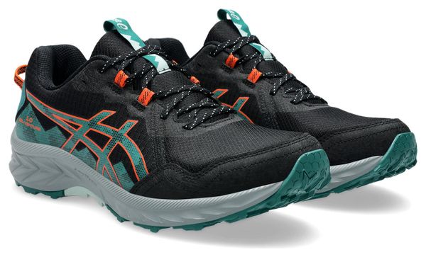 Asics Gel-Venture 10 Trailschoenen Zwart/Blauw Heren