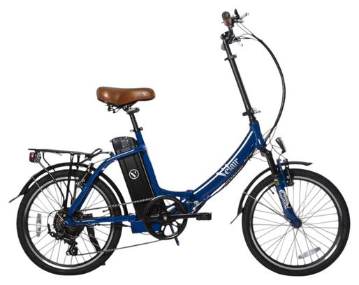 Vélo pliant électrique Vélair Evolution bleu