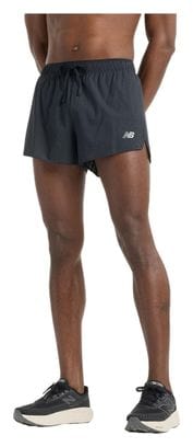 New Balance RC Ultra Light 3in Split Shorts Schwarz Herren