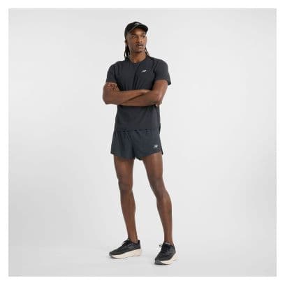 New Balance RC Ultra Light 3in Split Shorts Schwarz Herren