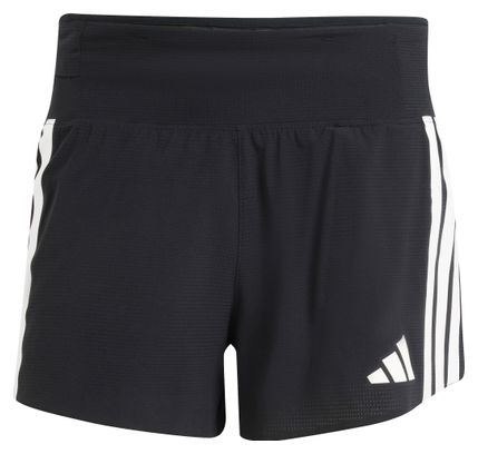Short Splité adidas Adizero Running Gel Pocket 3in Noir Homme